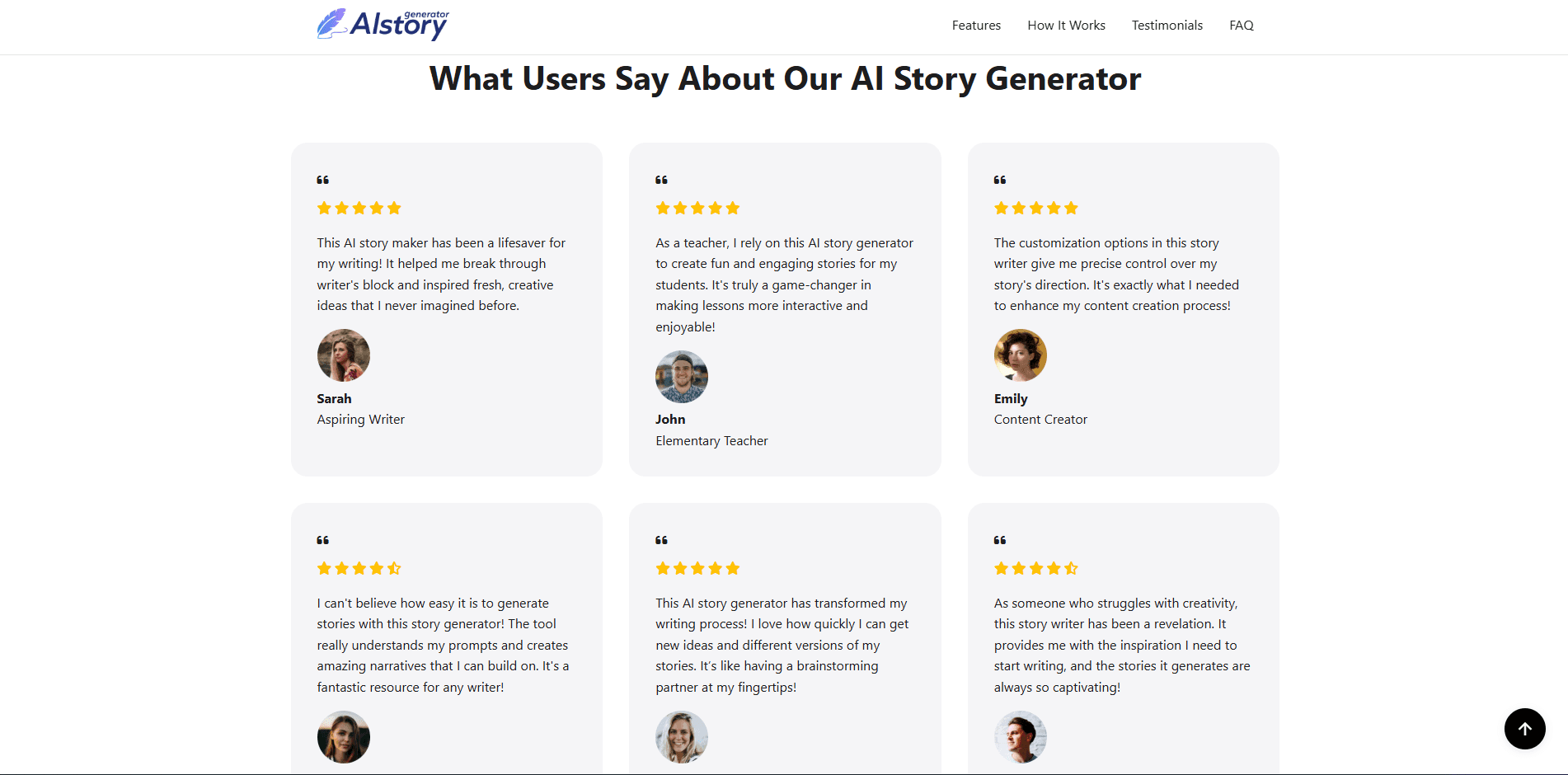 AI Story Generator — illustrated export preview