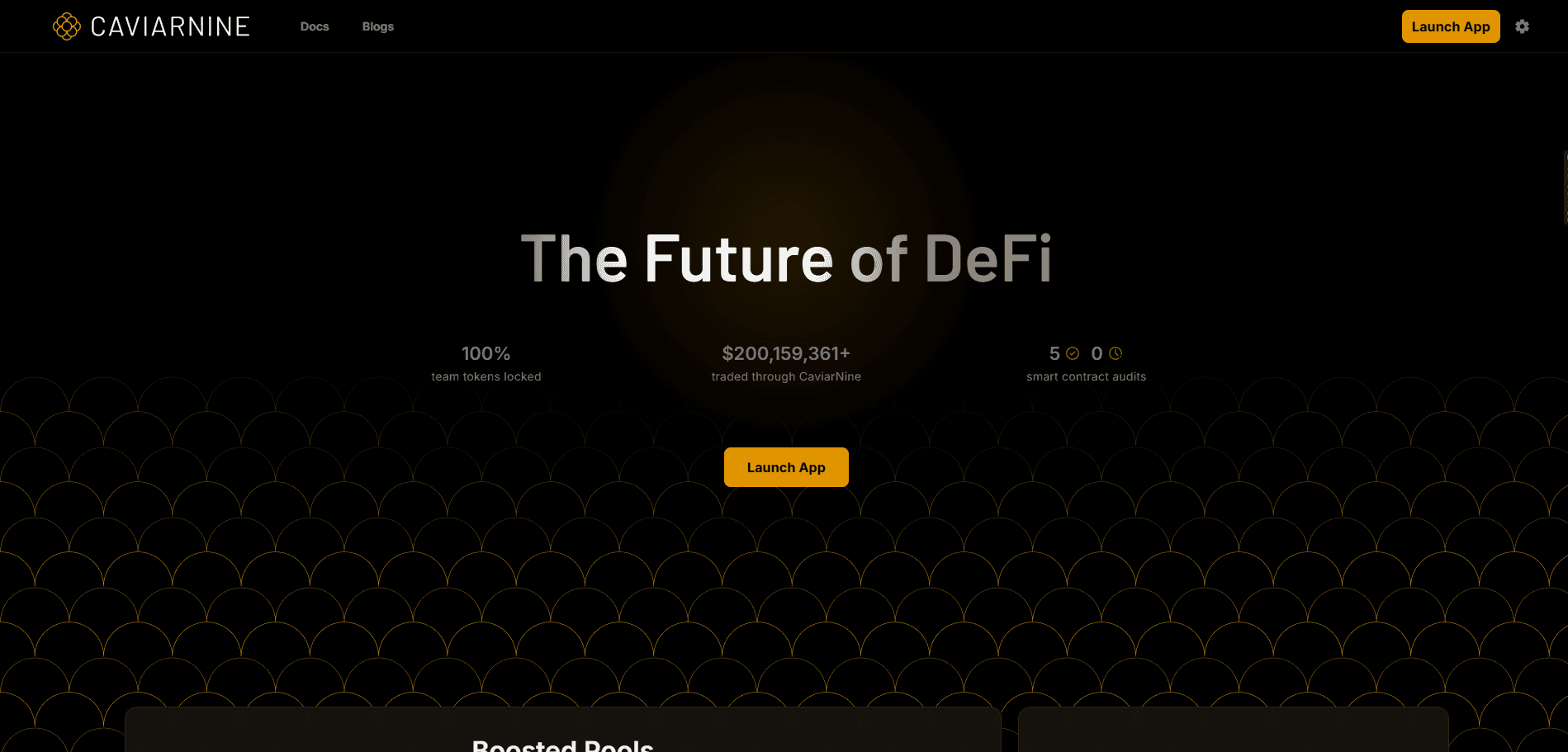 CaviarNine – shape-liquidity pool view