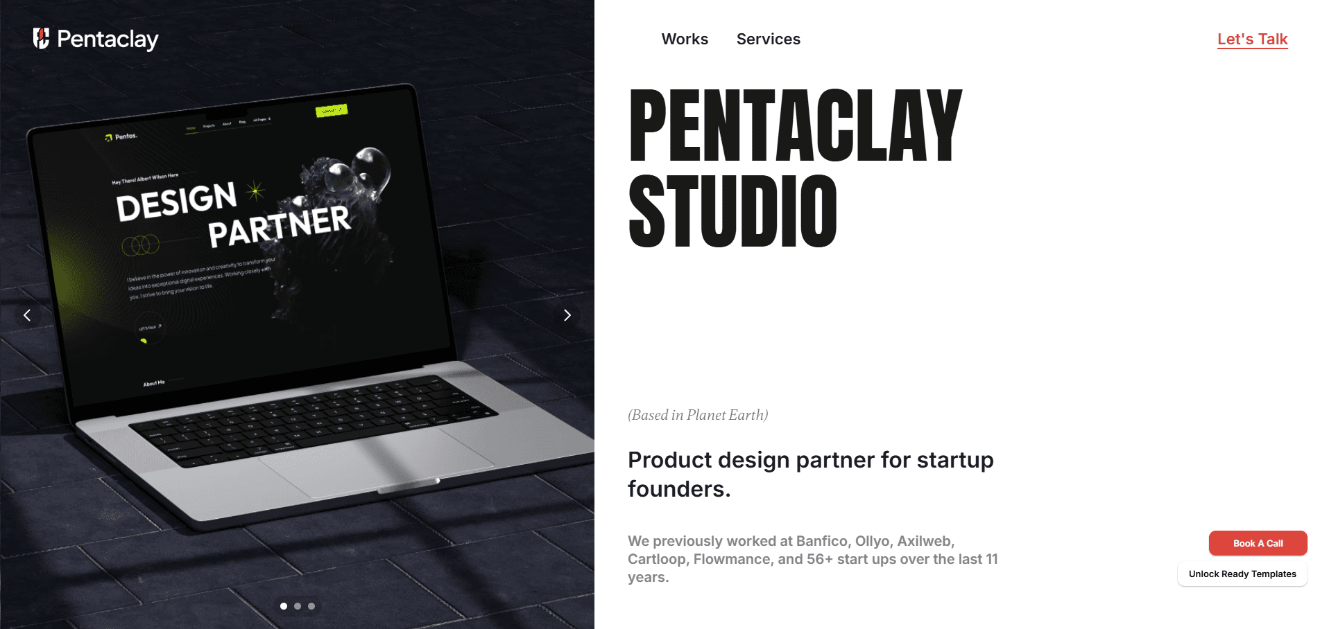 Pentaclay – template catalogue grid