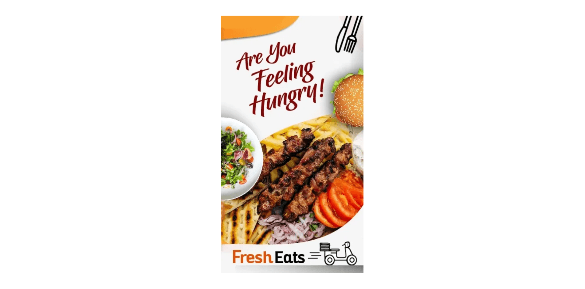 Fresh Eats – restaurant catalogue & promo banner
