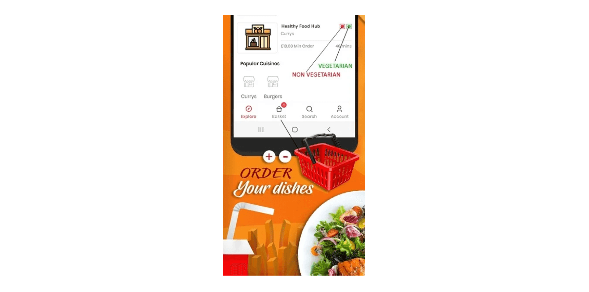 Fresh Eats – subscription savings screen